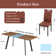 - Person Extendable Four Leg Dining Set