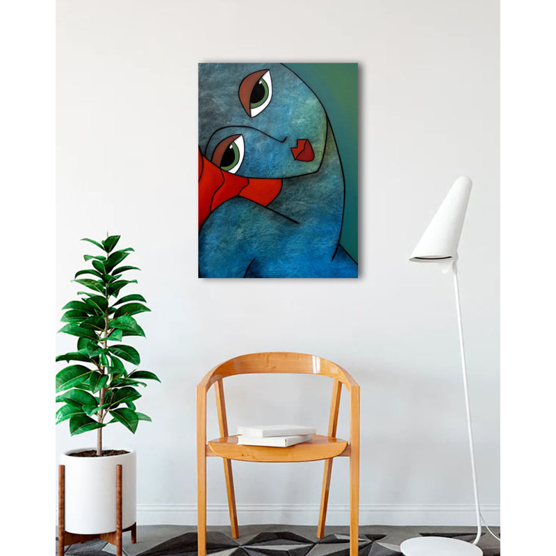«Blue Passion» par Tom Fedro, impression sur toile tendue, H 32 po x l 24 po x P 1,5 po