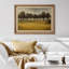 «Golden Meadow Tree Line Landscape Wall Decor», reproduction d'art sur toile encadrée-516033614-516033604