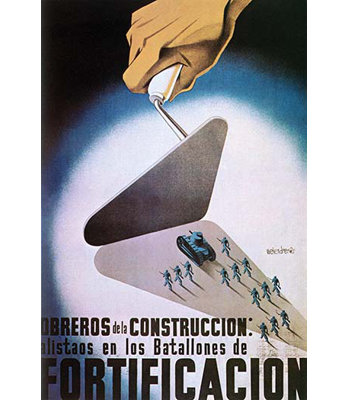 " Construction Workers Enlist In The Fortification Battalions " by Melenderas