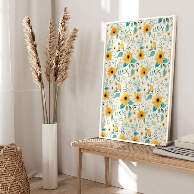 Motif de tournesols floraux III