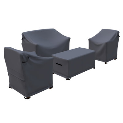 Calhoun Outdoor Conversation Set Cover For Sofa Seating Group With Cushions by Forever Patio