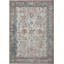 Tapis oriental en polypropylène gris / bleu / orange Mainville-643540349