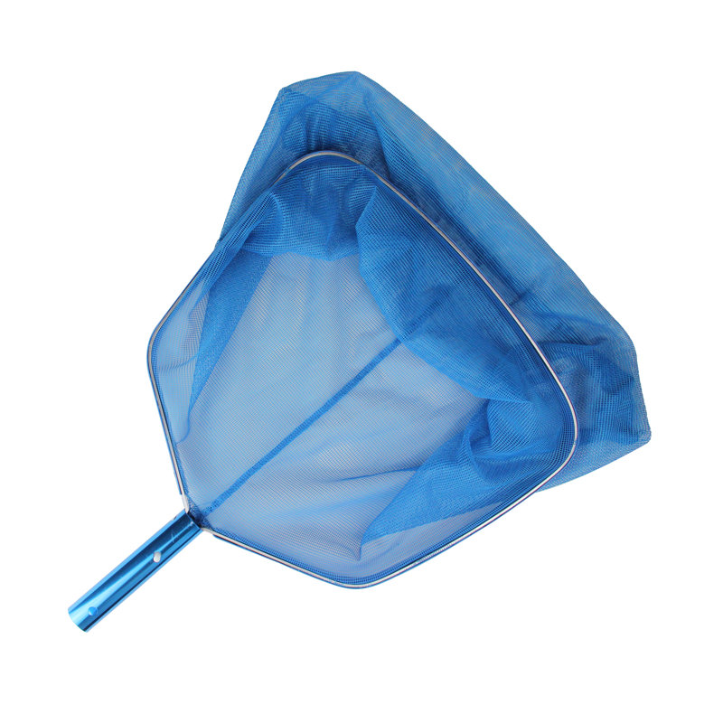 19" Blue Large Swimming Pool Leaf Rake With Net