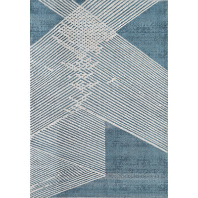 Tapis bleu clair Soeren