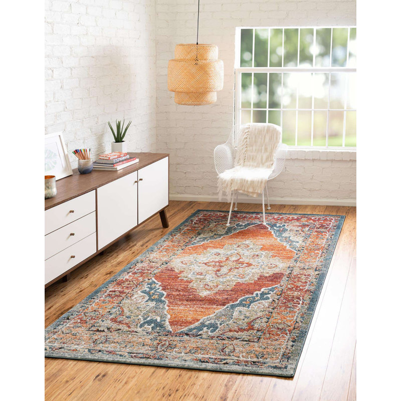 Alresford Oriental Indoor Rug, Rectangle 5'1" x 8'