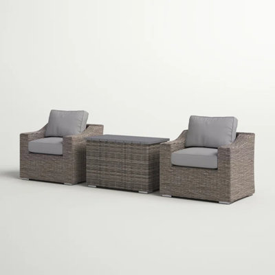 Ensemble de conversation pour 2 personnes avec coussins moelleux