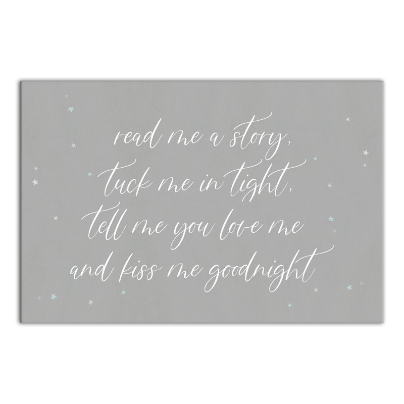 « read me », art sur toile Bingham, H 16 po x l 24 po x P 1,25 po