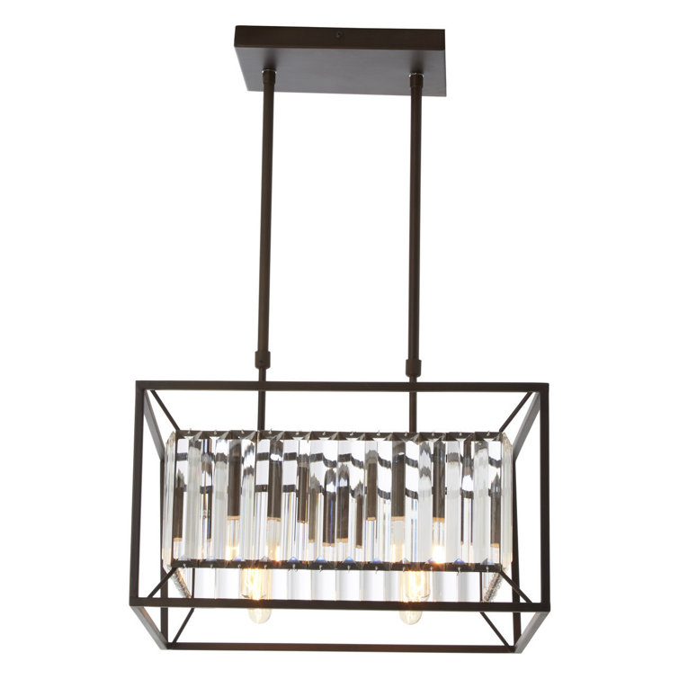 Waldschmidt 4 - Light Black Square/Rectangle Pendant