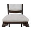 Chaise d'appoint rembourrée (ensemble de 2)