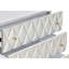 Console avec 3 tiroirs Metallic Silver & Champagne