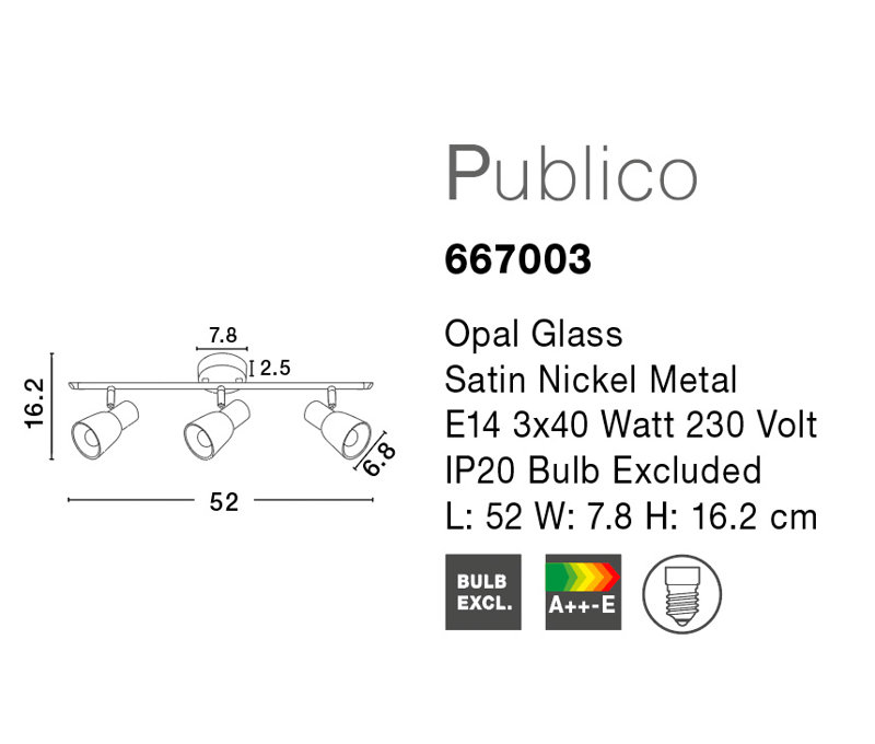 Publico Glass Spotlight