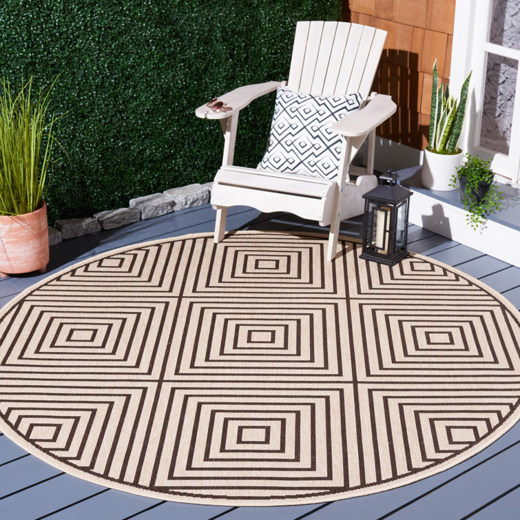 Gaitani Performance Geometric Indoor/Outdoor Area Rug