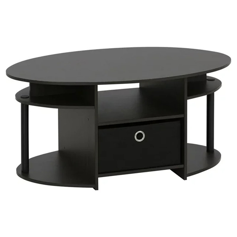 Lansing Coffee Table, Walnut, Walnut/Black
