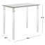 Table de bout en verre Amelie