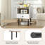 41cm W Metal Bedside Table-1308406302