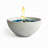 Round Concrete Tabletop Fireplace Wax burning Fire Pit Bowl - Indoor and Outdoor Use-86193661
