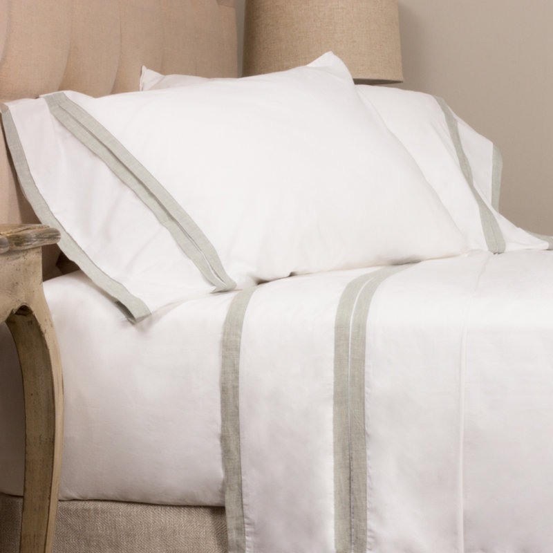 Bella Banded Pillow Case, King