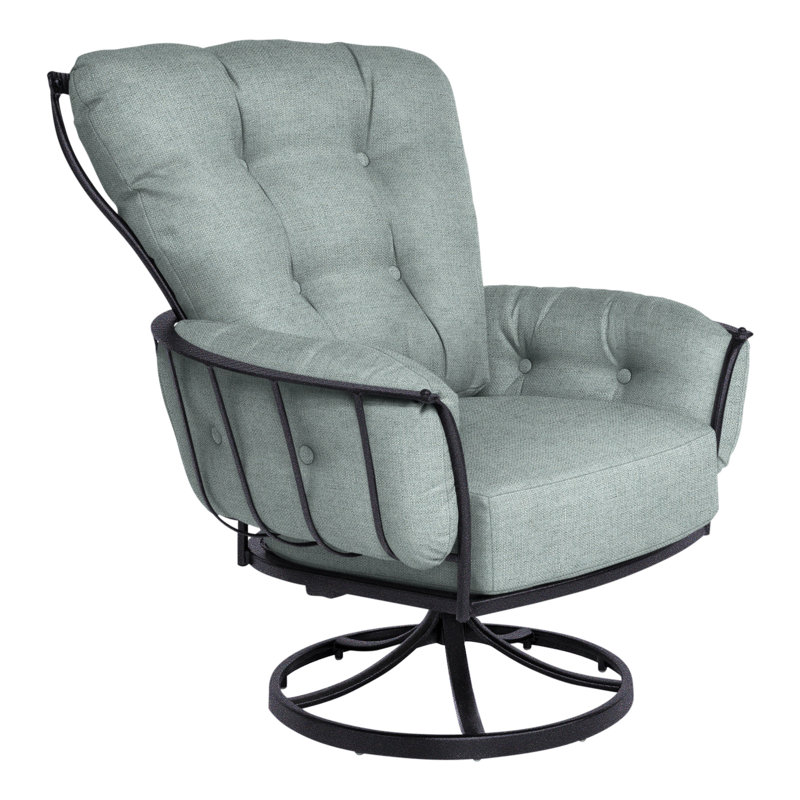 Monterra Outdoor Rocker Chair, Graphite, Pique Midnight