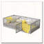 21.5"High Fence Railings Solid Wood  Floor Bed-95082350-95082351
