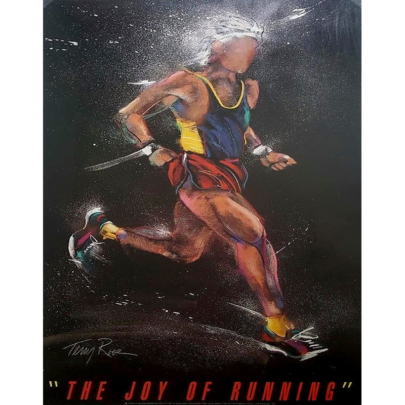 La joie de courir, H 24 po x l 19 po