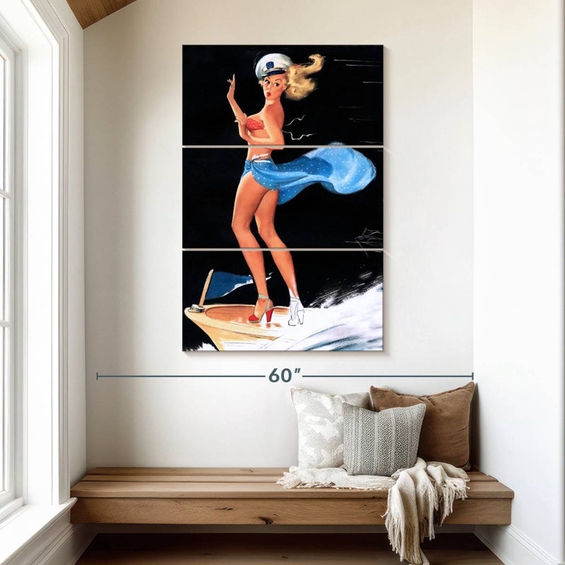 Leisha Can You Tie This, 50" H x 32" W