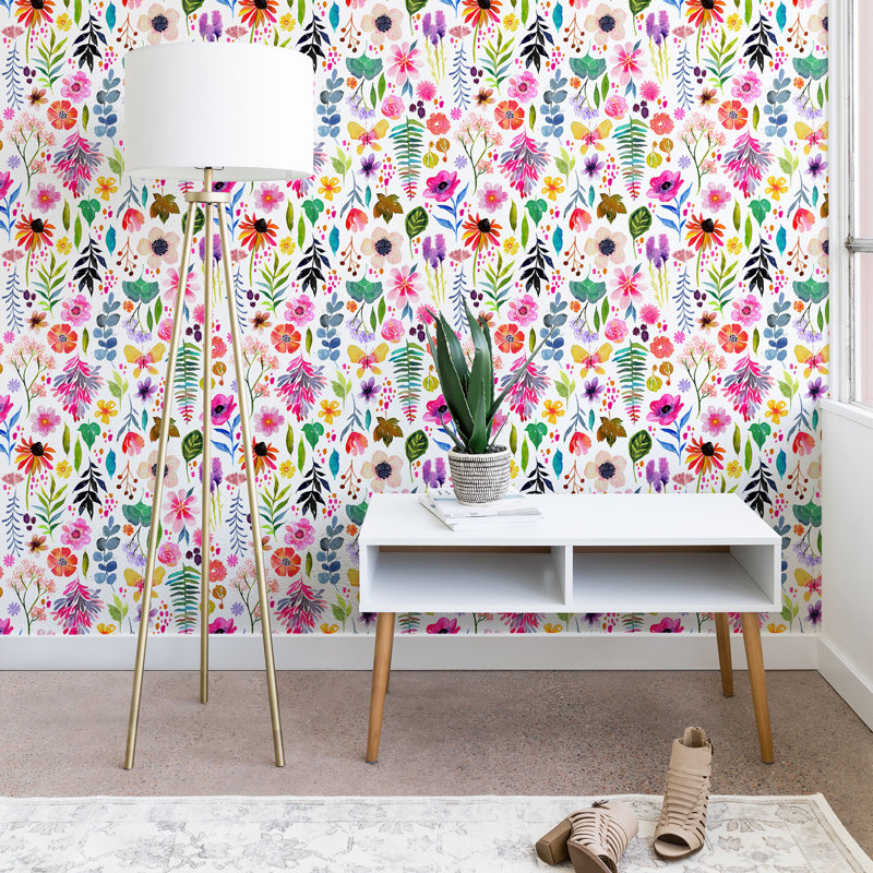 Panneau floral Monica, L 8 pi x l 24 po