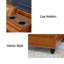 Canapé modulaire en L à 4 places avec rangement pour repose-pieds et porte-gobelets en L-1675490907