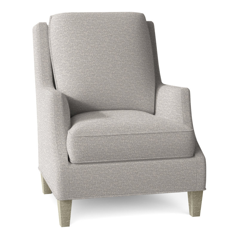 Fauteuil l 31,5 po Savannah, Amande chamois, Perigold poivre blanc