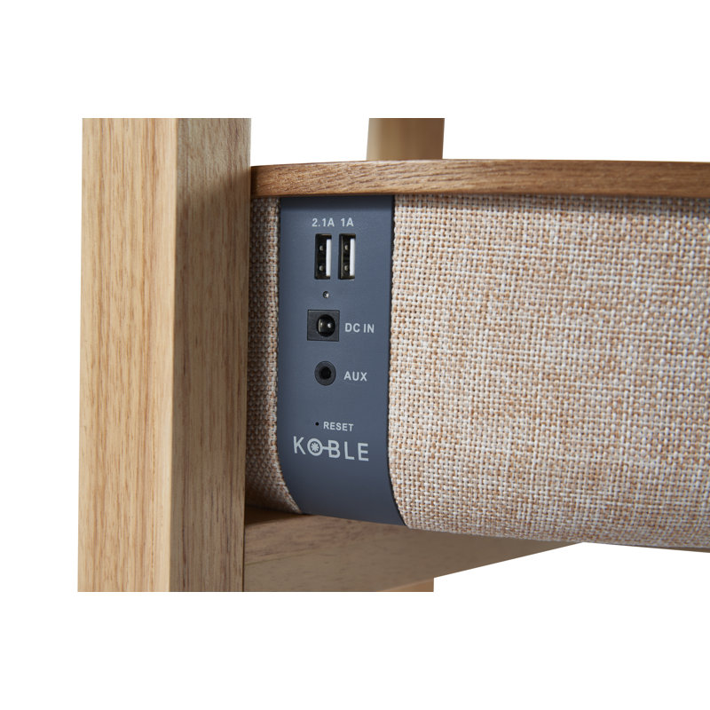End Table with Built-In Outlets