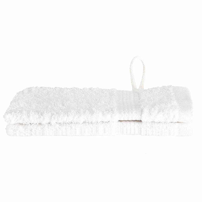  Washcloths 2 Pcs Cotton, White