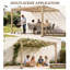 Outsunny 3 x 3 m Lean-To Wooden Pergola Kit Stable Structure-122949022