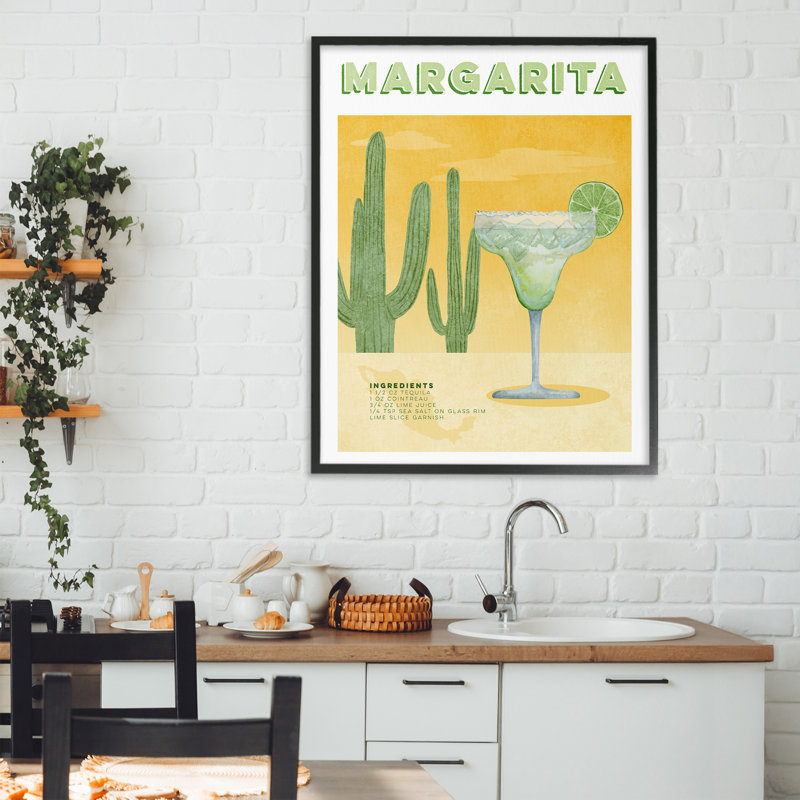 Giclée vintage encadrée, design par Brett Blumenthal, Giclée encadrée noir minuit, H 30 po x l 24 po