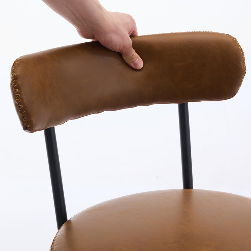 Outdoor Stool, PU, Brown
