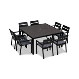 Pacifica Outdoor 9 - Piece Dining Set with Cushions