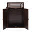 Lit mezzanine simple avec tiroirs, bureau et garde-robe espresso-1891736326-1891736324