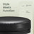 Angelleah Stools with Back, Synthetic Leather-973653298-974126474