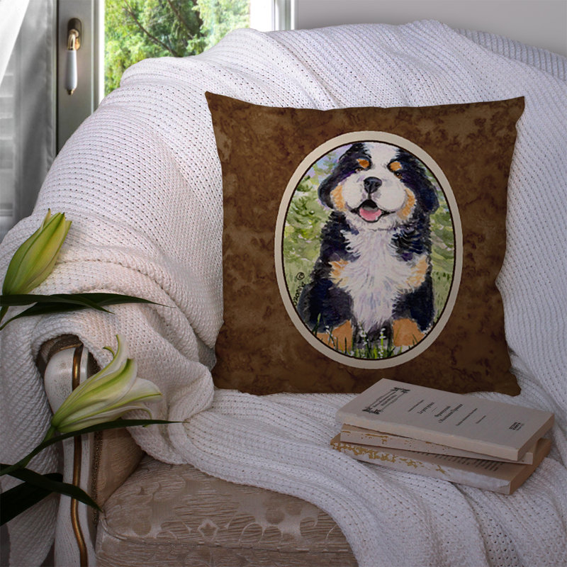 Coussin décoratif intérieur/extérieur pour chien amovible