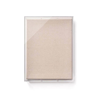 Acrylic Shadow Box Frame in Clear Beige