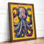 Ornamental Octopus Art Deco - Framed Print-1623575152-1623575165