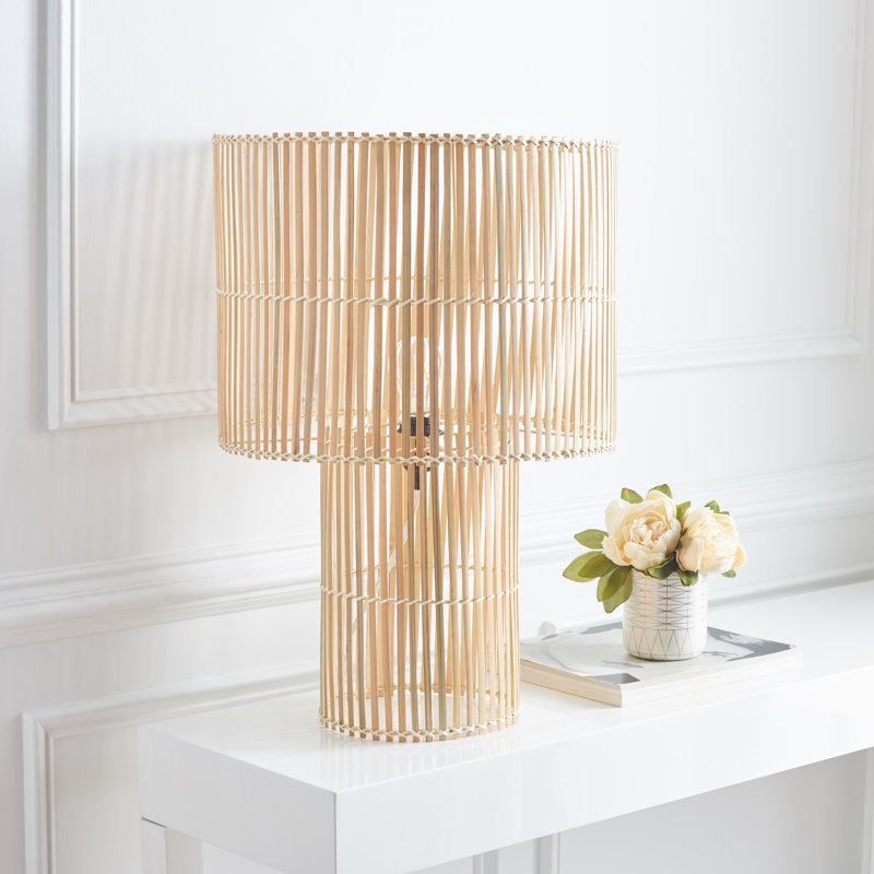 Uguna Wicker/Rattan Table Lamp, Natural