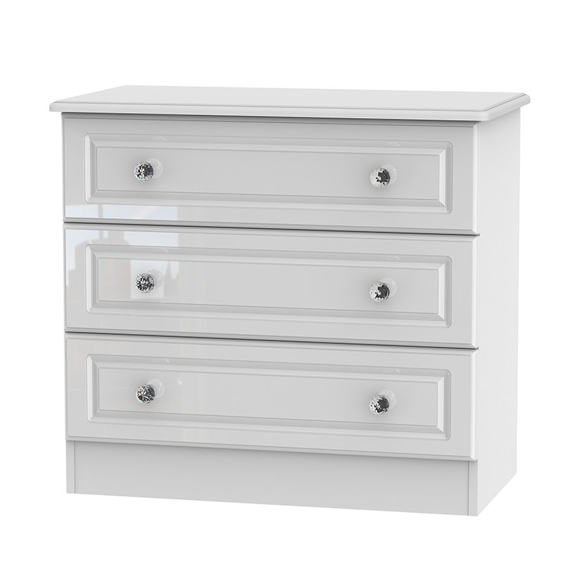 Fully Assembled Jacey 3 Drawer Chest
