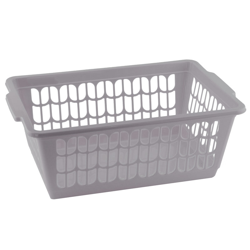 Petit panier en plastique, Gris