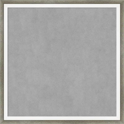 Lucie Silver White Framed Magnetic Board