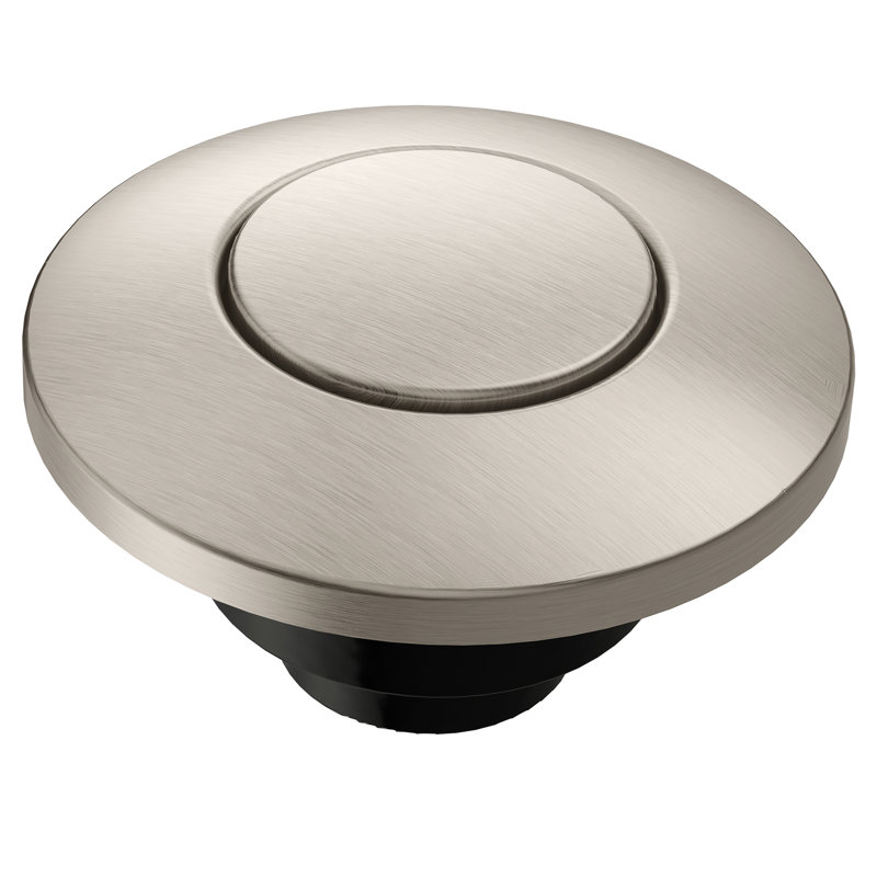 Disposal Air Switch Button, Stainless Steel