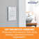 Adorne® Paddle 0-10V Single Pole and 3 Way Dimmer with Microban