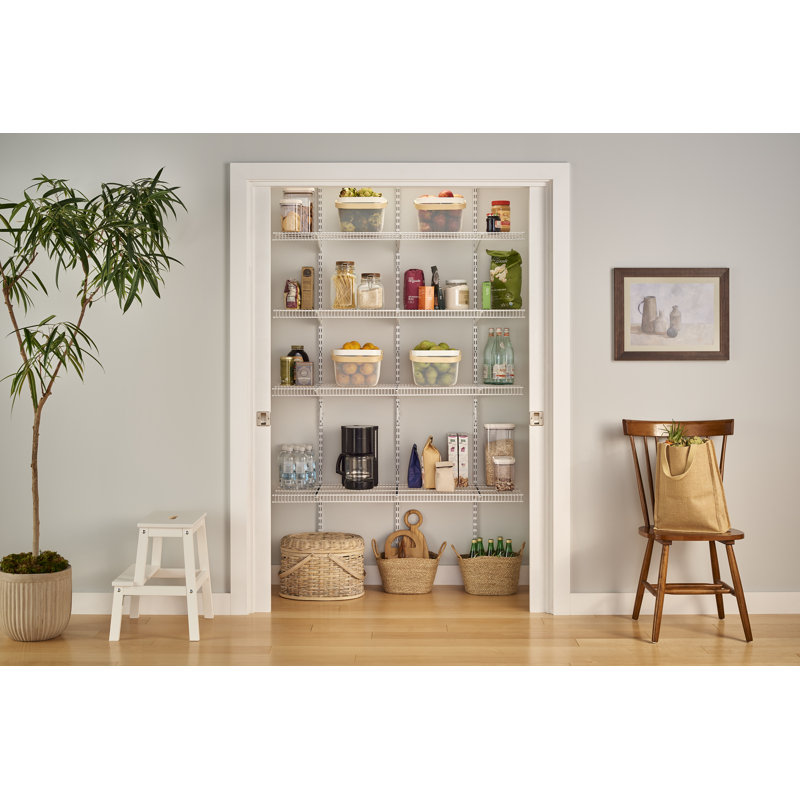 ShelfTrack 80" H x 48" W x 16.75" D Pantry Shelving Unit