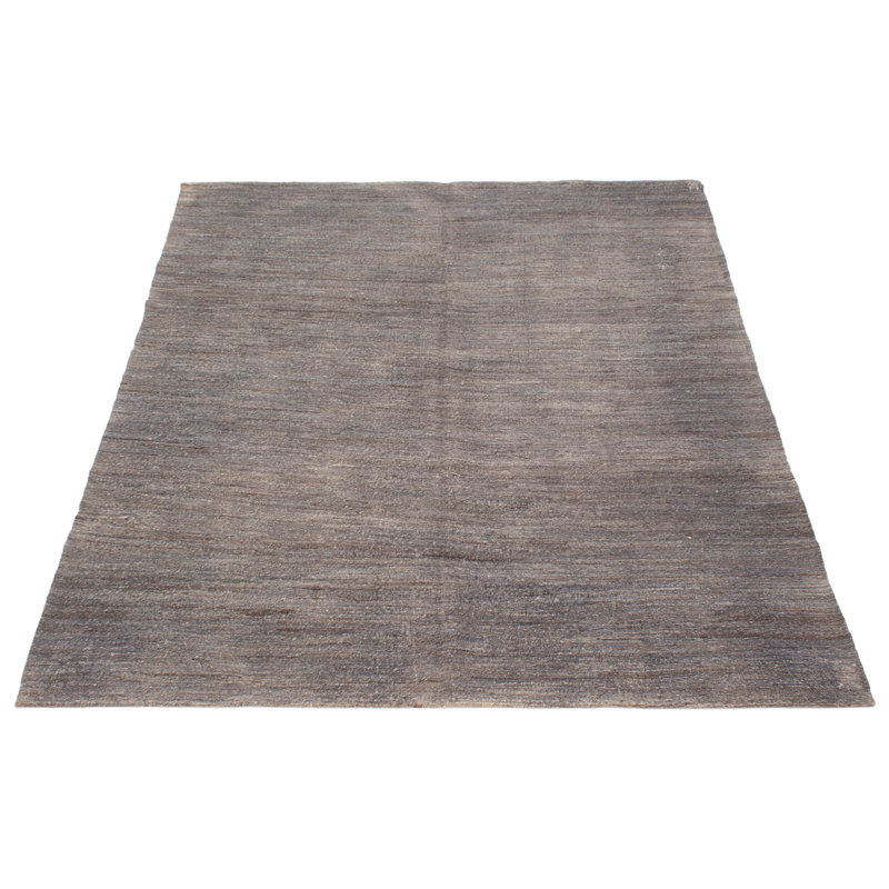 Tapisserie naturelle grise kilim 6 pi 5 po x 8 pi 2 po