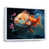 White Floater Framed