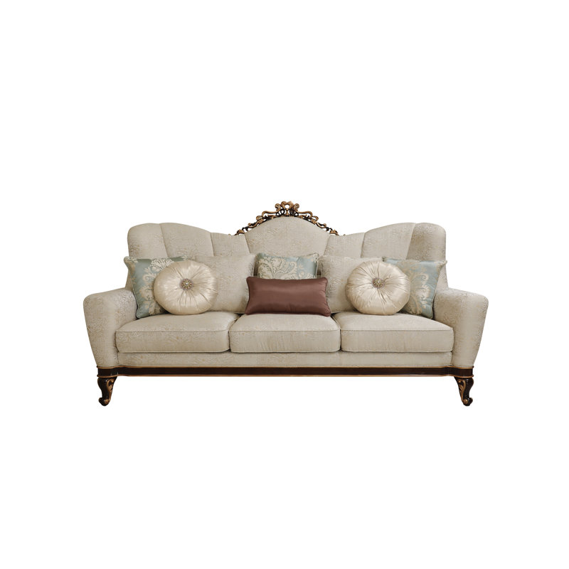 Abbacchio 5-piece Sofa Set, Blue and White